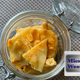A jar of peanut brittle